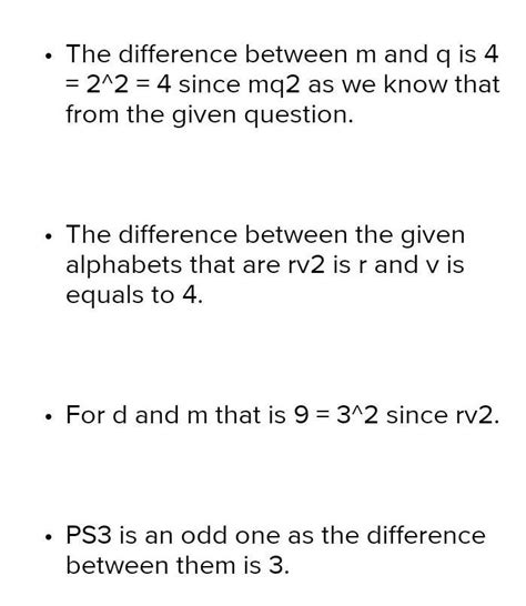mq2 rv2 ps3 dm3|Quantitative Aptitude: Odd one out .